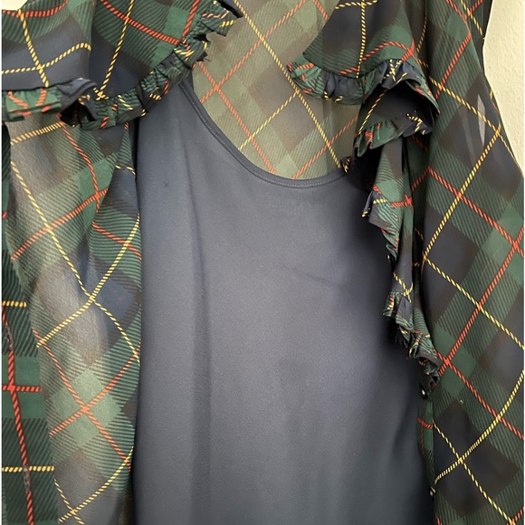 RALPH LAUREN Plaid Ruffle Top - Picture 5 of 6